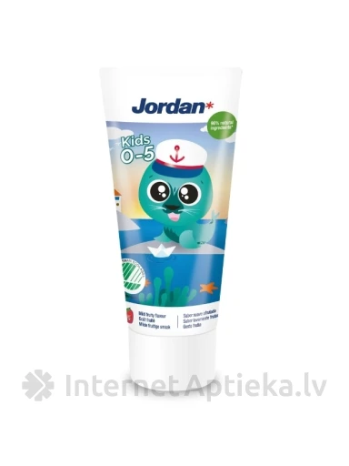 JORDAN Kids zobu pasta 0-5 gadi, 50 ml | internetaptieka.lv