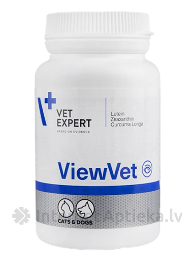 VetExpert ViewVet silmavitamiinid koertele ja kassidele, 45 kapslit | internetaptieka.lv