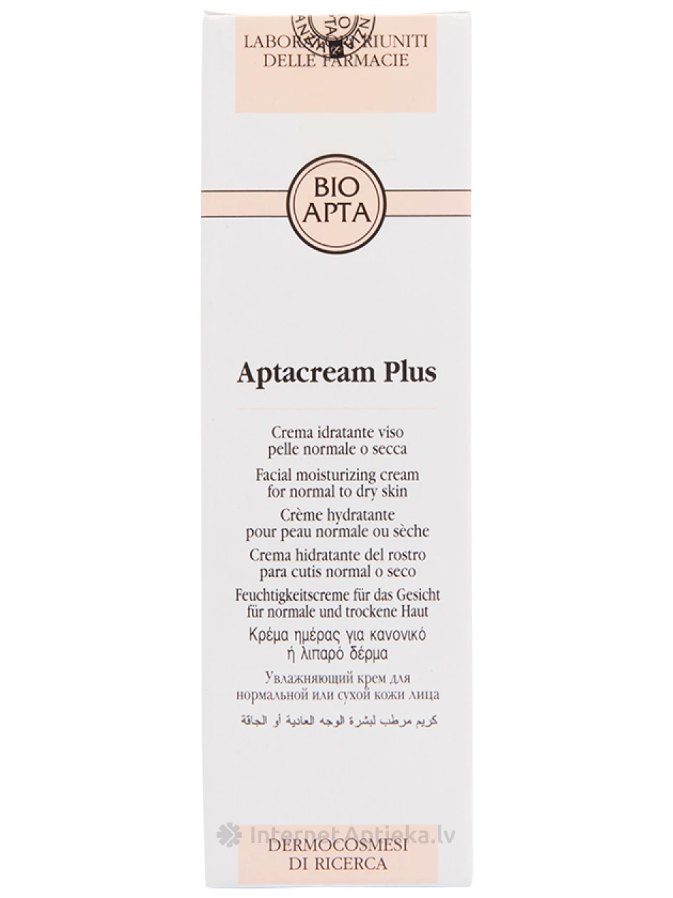 Bioapta Aptacream Plus niisutav kreem normaalsele ja kuivale näonahale, 50 ml | internetaptieka.lv