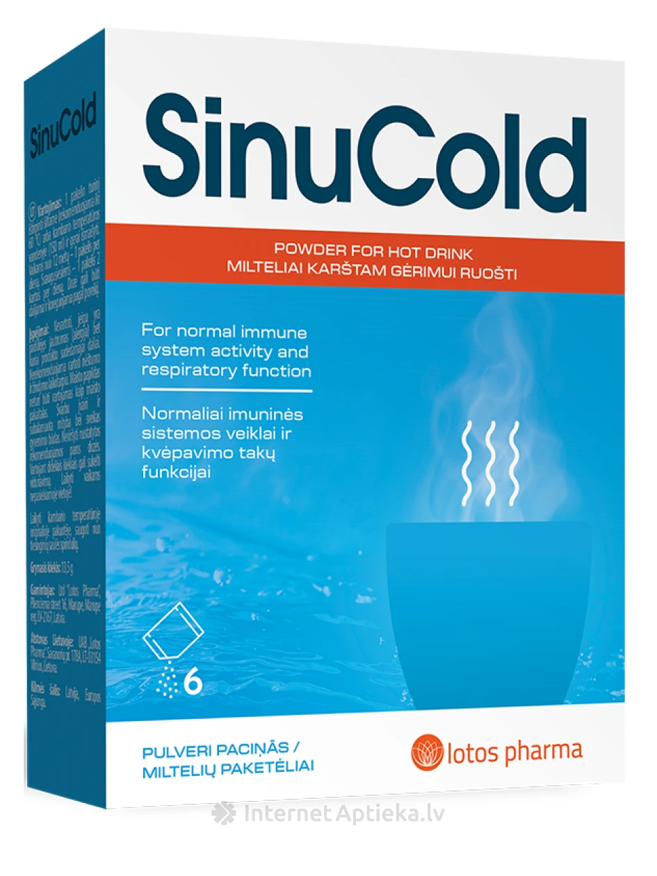 SinuCold pulber, 6 tk. | internetaptieka.lv