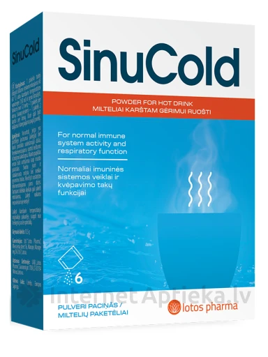 SinuCold pulber, 6 tk. | internetaptieka.lv
