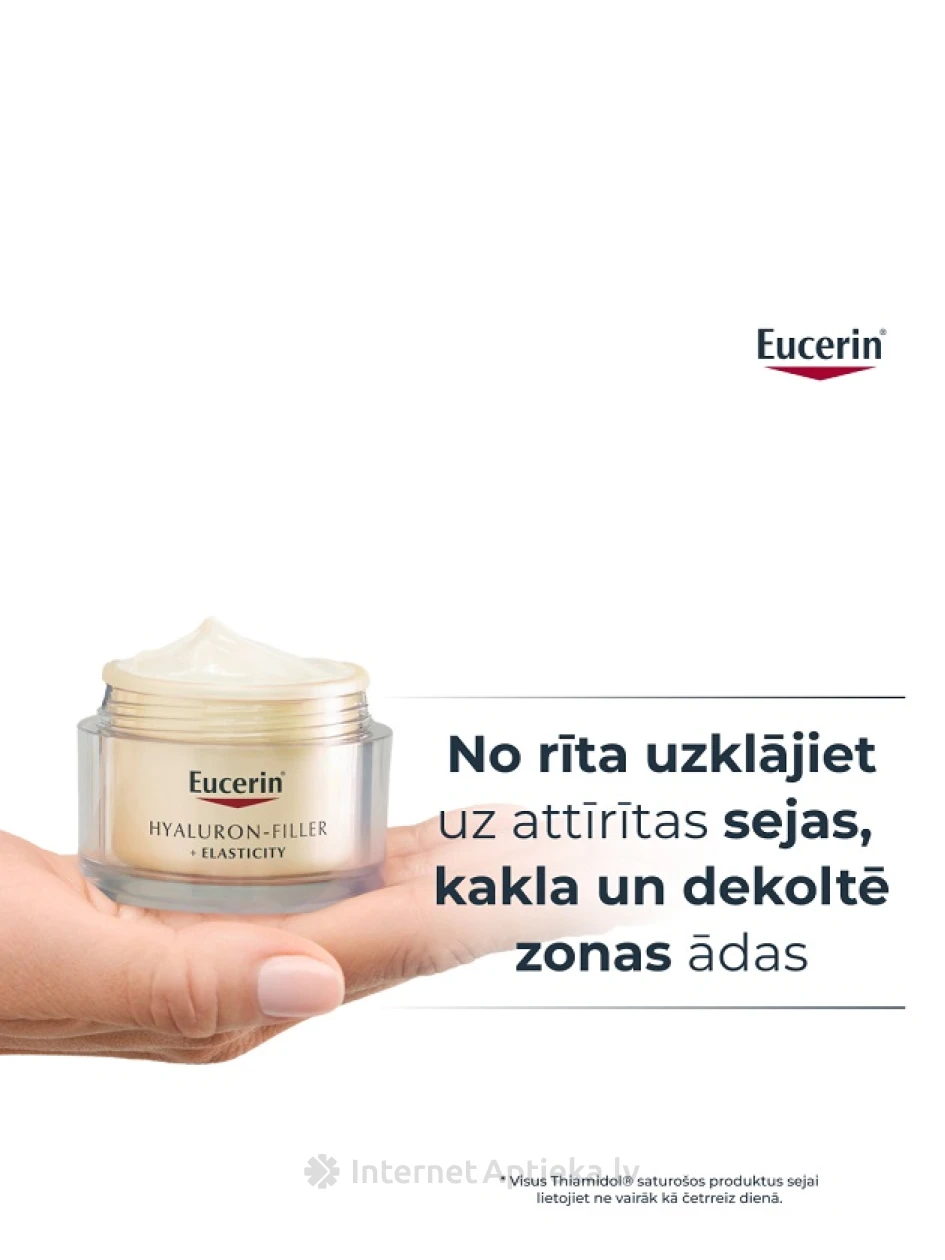 EUCERIN Hyaluron-Filler + Elasticity dienas krēms SPF15, 50 ml | internetaptieka.lv
