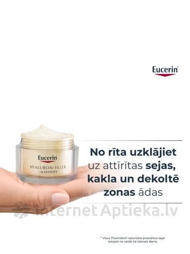 EUCERIN Hyaluron-Filler + Elasticity dienas krēms SPF15, 50 ml | internetaptieka.lv