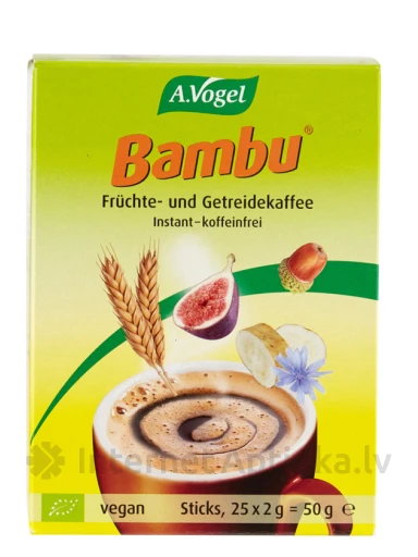 A.Vogel Bambu® lahustuv puu- ja teraviljakohv, 25x2 g | internetaptieka.lv
