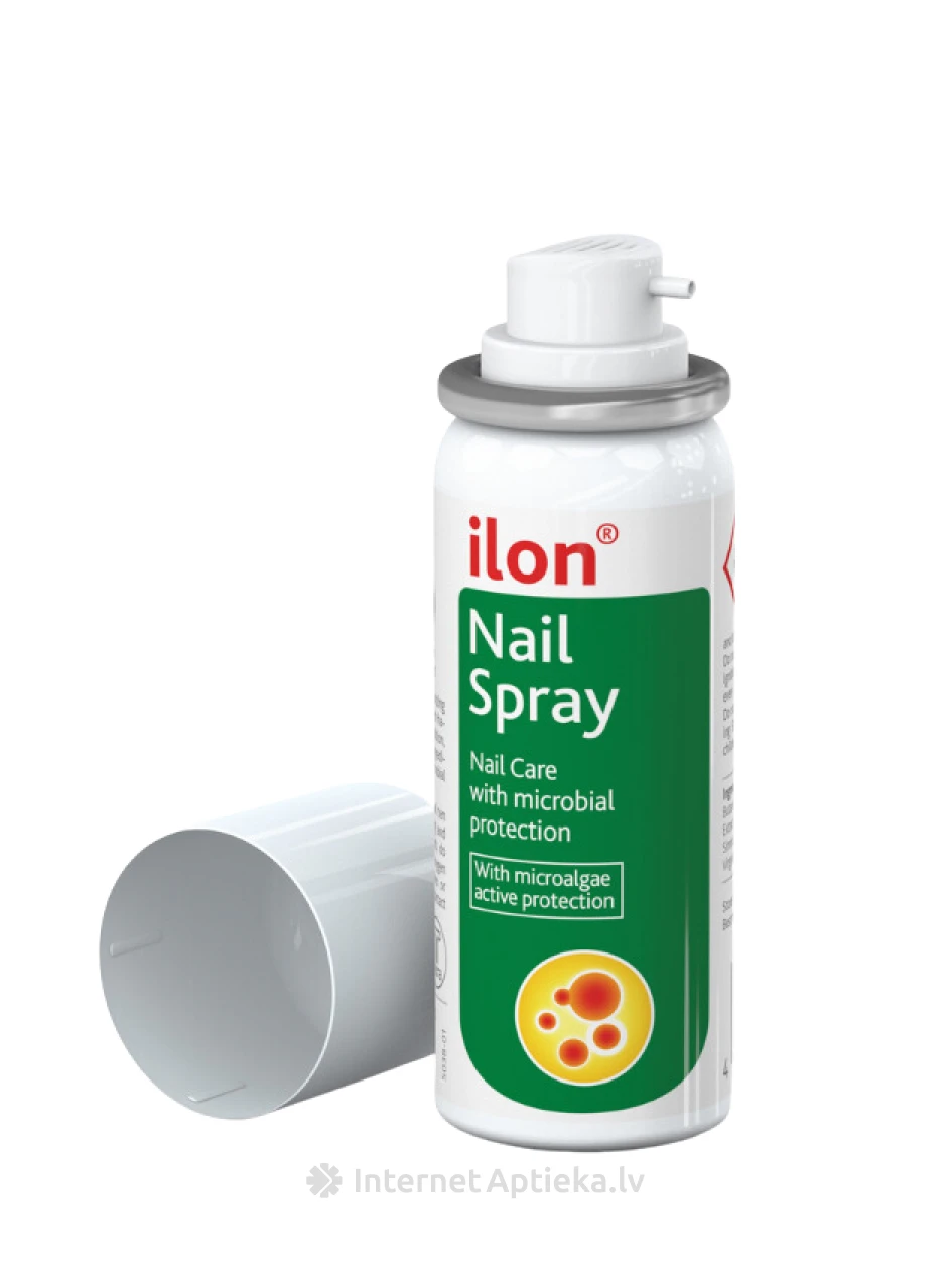 Ilon  спрей для ногтей с активной защитой от микроводорослей, 50 мл | internetaptieka.lv