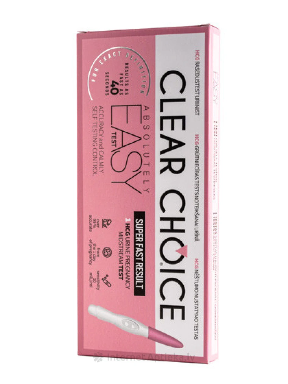 Clear Choice-Easy Pencil rasedustest, 1 tk. | internetaptieka.lv