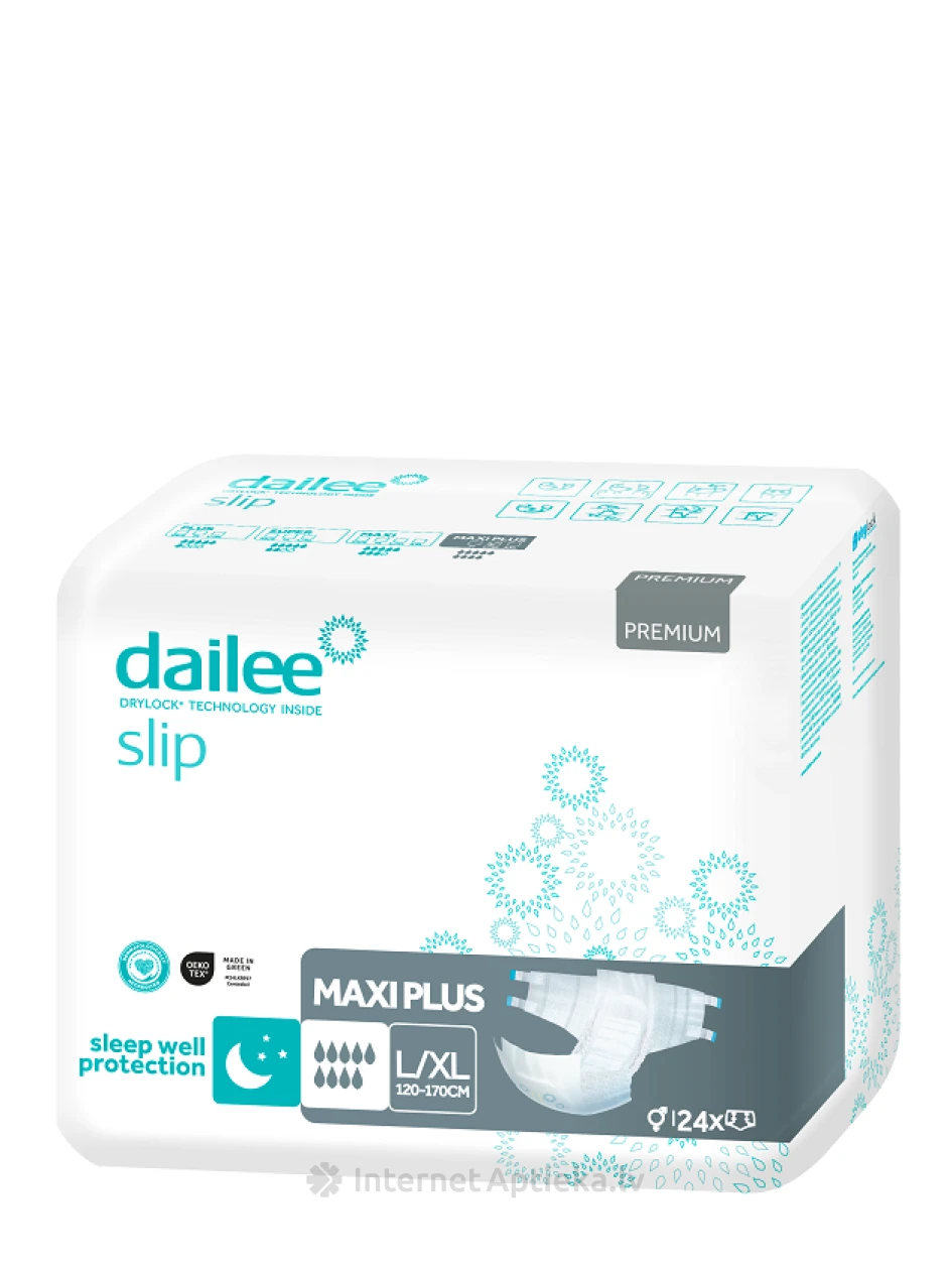 Dailee Slip Premium Maxi Plus подгузники L/XL размер, 24 шт. | internetaptieka.lv