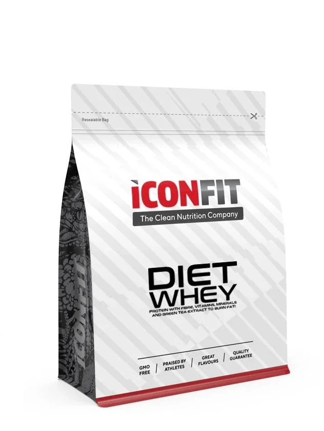 ICONFIT diētiskais sūkalu proteīns ar šokolādes garšu, 1 kg