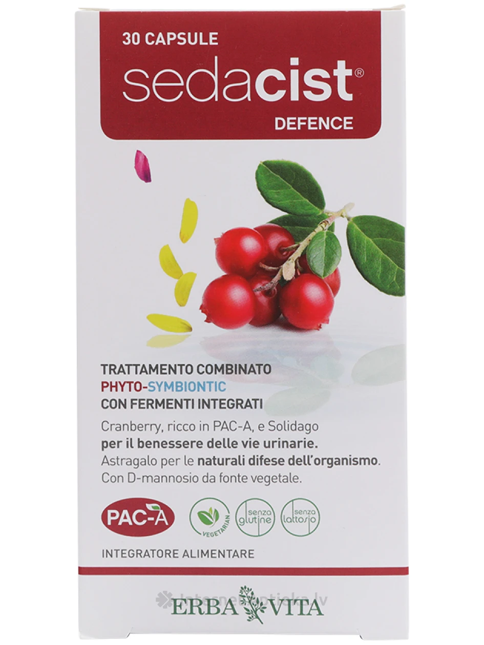 ERBA VITA Sedacist defence, 30 kapslit | internetaptieka.lv