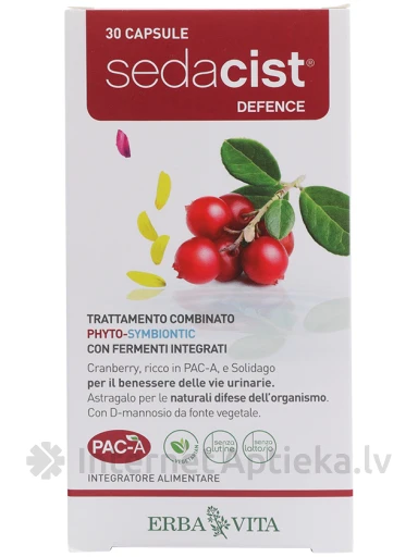 Sedacist defence, 30 kapsulas | internetaptieka.lv