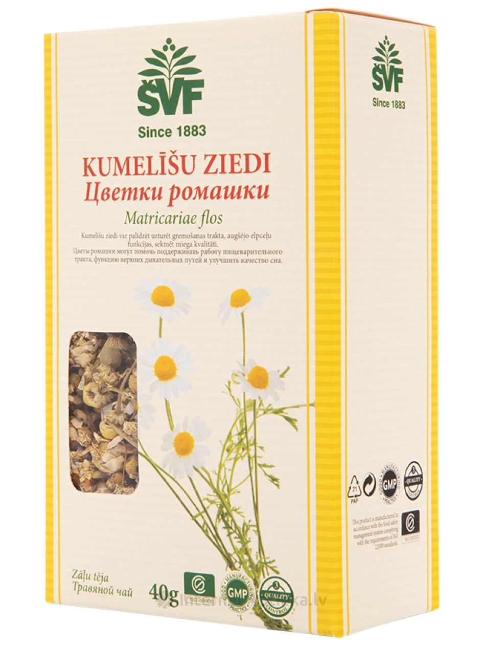 Чай из Цветов ромашки, 40 г | internetaptieka.lv
