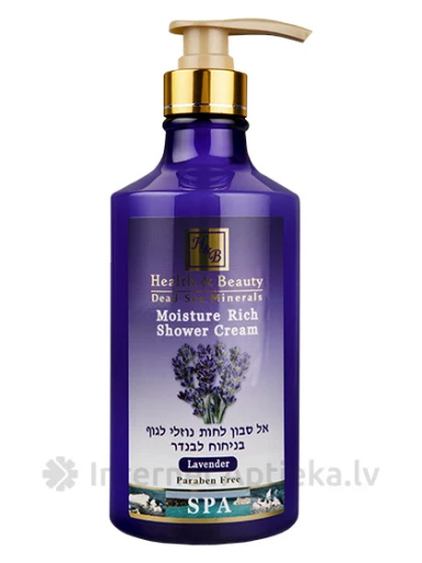 H&B Mitrinošs dušas krēms ar Lavandu, 780 ml | internetaptieka.lv