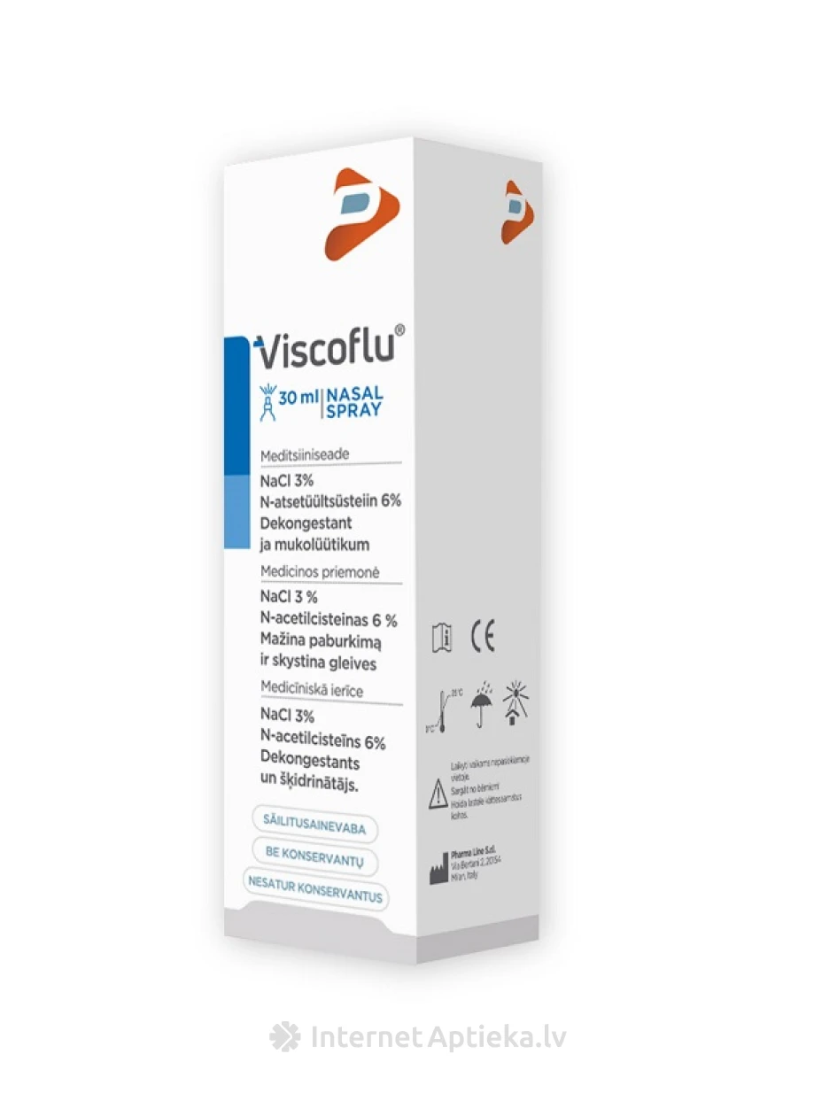 Viscoflu назальный спрей, 30 мл | internetaptieka.lv