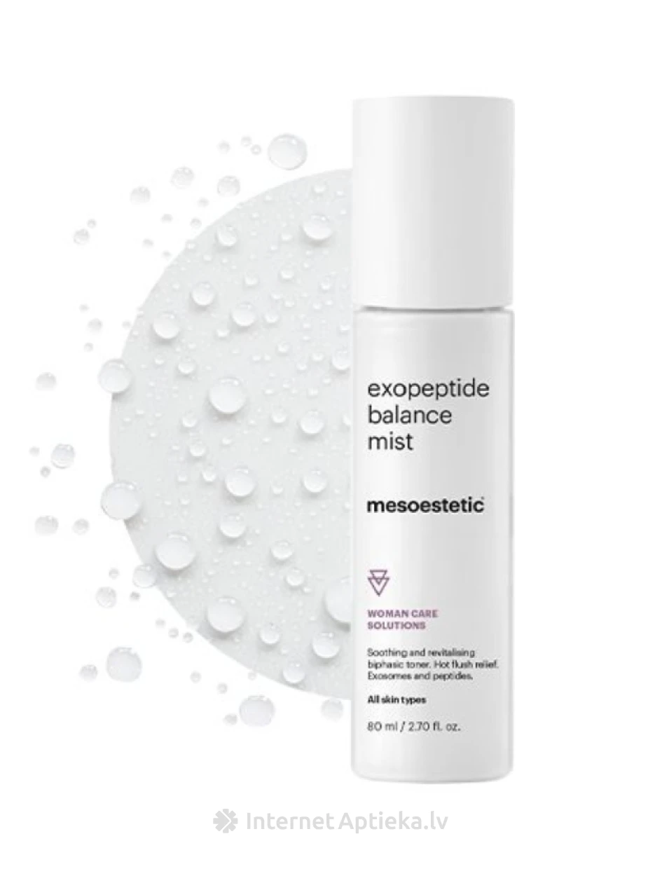 Mesoestetic exopeptide balance mist - raminantis ir revitalizuojantis dvifazis veido purškiklis, 80 ml | internetaptieka.lv
