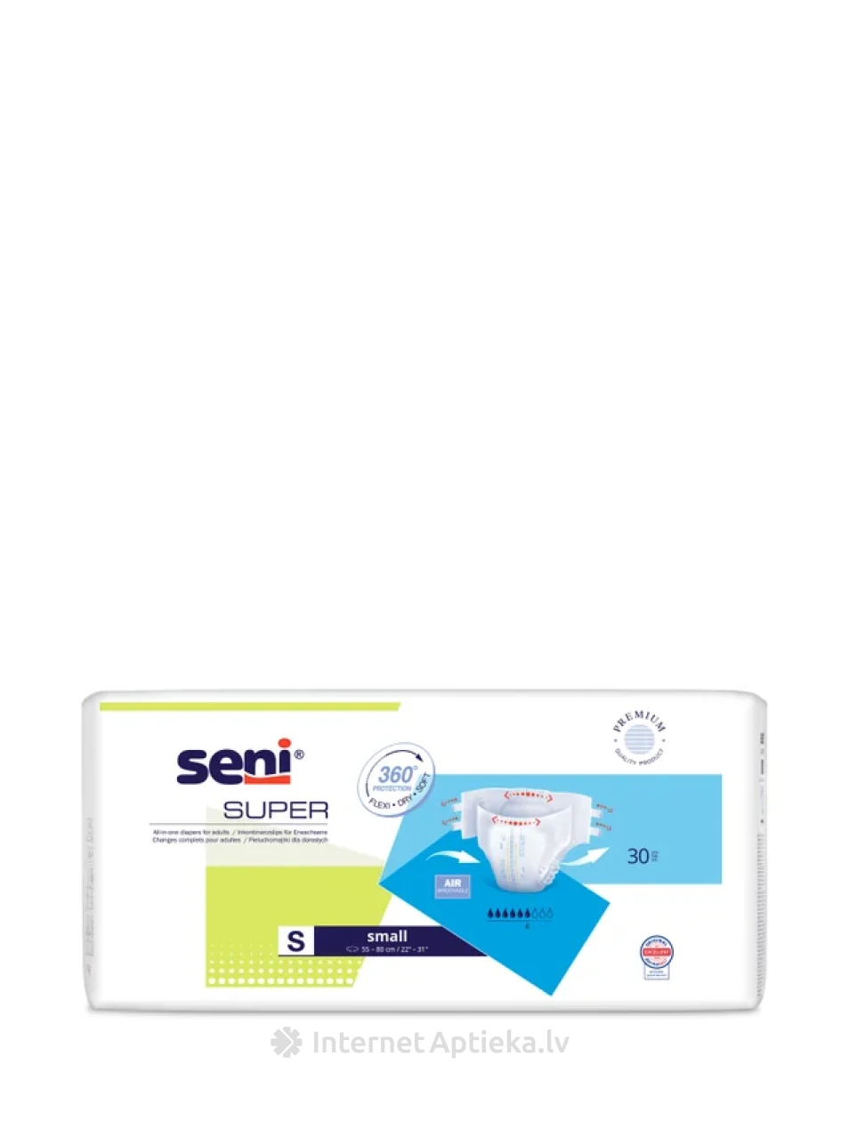 Seni Super Small autiņbiksītes /, 30 gb. | internetaptieka.lv