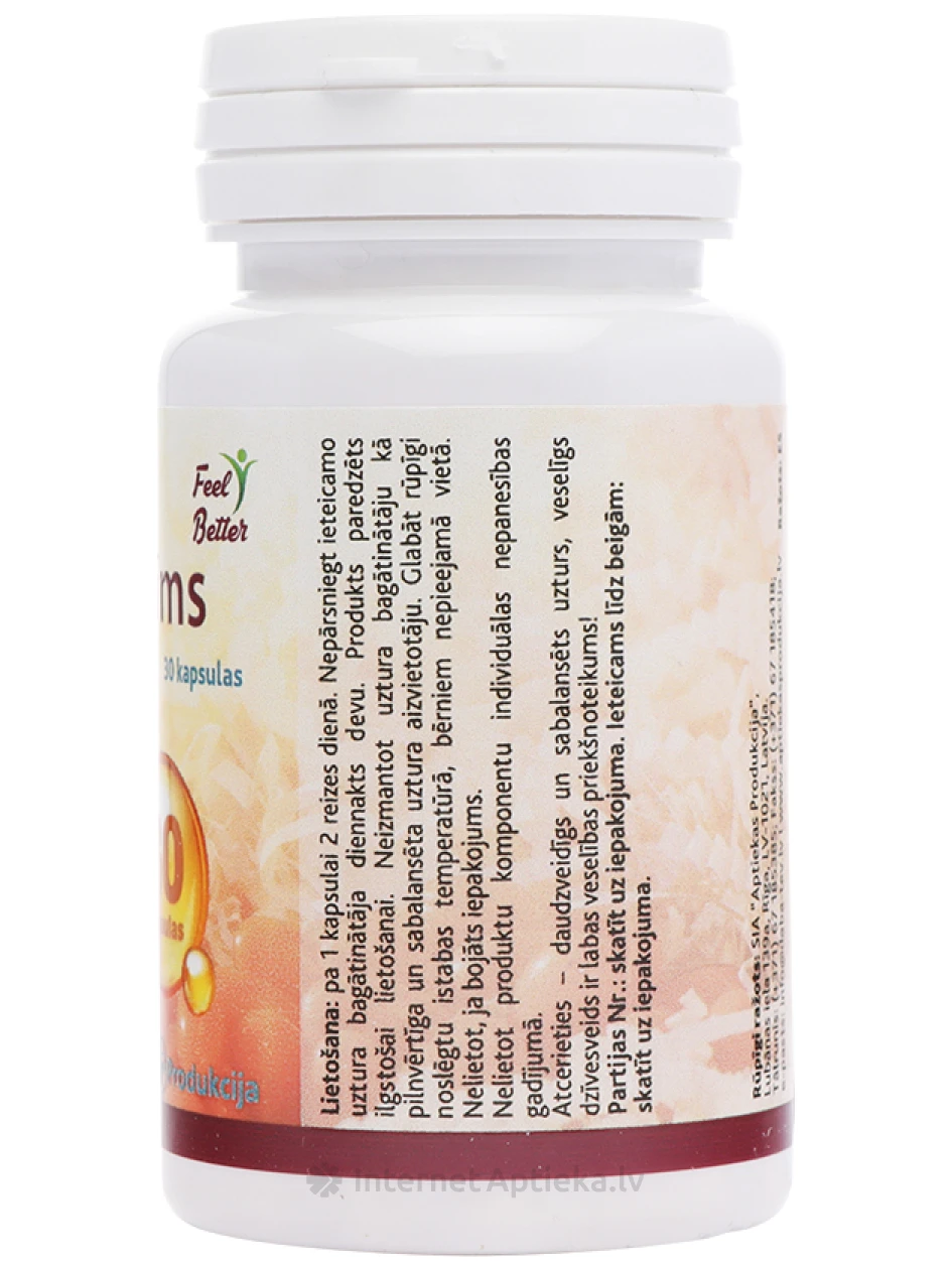 AP Unicard коэнзим Q10 60 мг, 30 капсулы | internetaptieka.lv