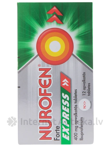 Nurofen Forte Express 400 mg, 12 tabletti | internetaptieka.lv