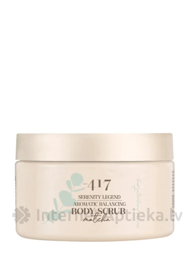 Minus 417 Serenity legend Matcha Aromaatiline tasakaalustav kehakoorija, 400 g | internetaptieka.lv