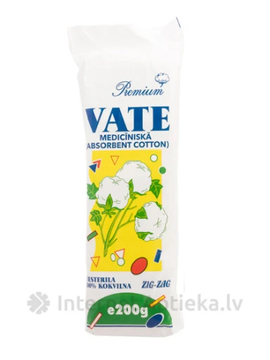 Premium Vate Medical gofreeritud vatt, 200 g | internetaptieka.lv