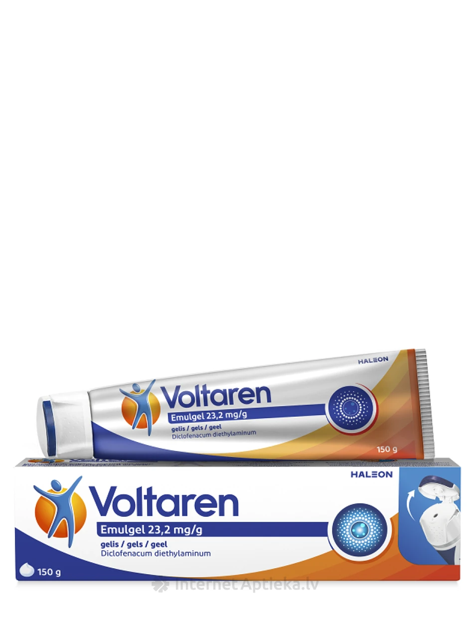 Voltaren Emulgel geel 23,2 mg/g, 150 g | internetaptieka.lv