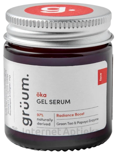 Grüum euka Radiance Boost Gel seerum intensiivse sära saavutamiseks, 30 ml | internetaptieka.lv