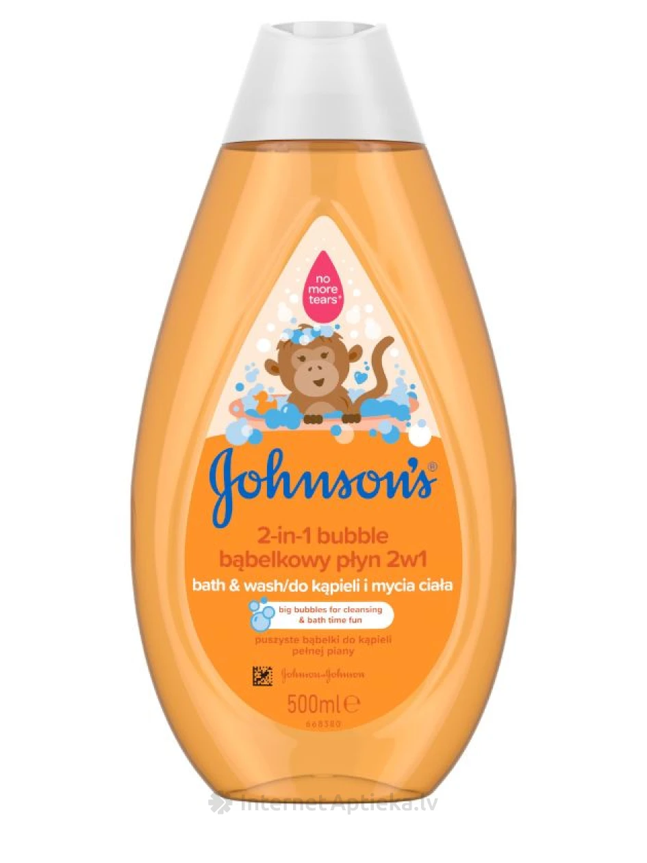 Johnson's Baby Bubble vanni- ja dušigeel, 500 ml | internetaptieka.lv