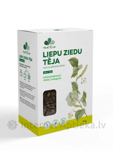 Natēja Liepu ziedu tēja, 30 g | internetaptieka.lv
