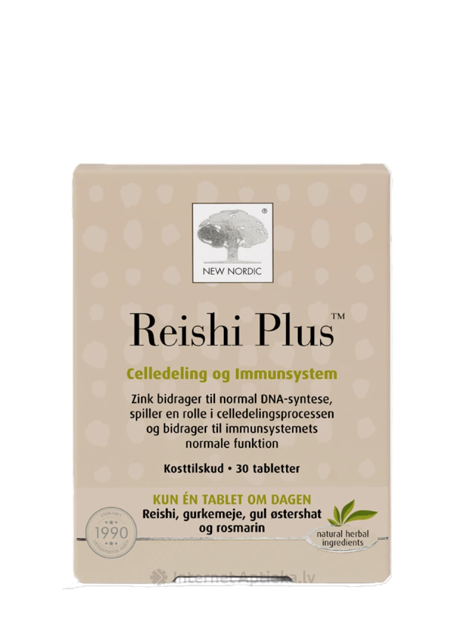Reishi Plus™, 30 tabletes | internetaptieka.lv