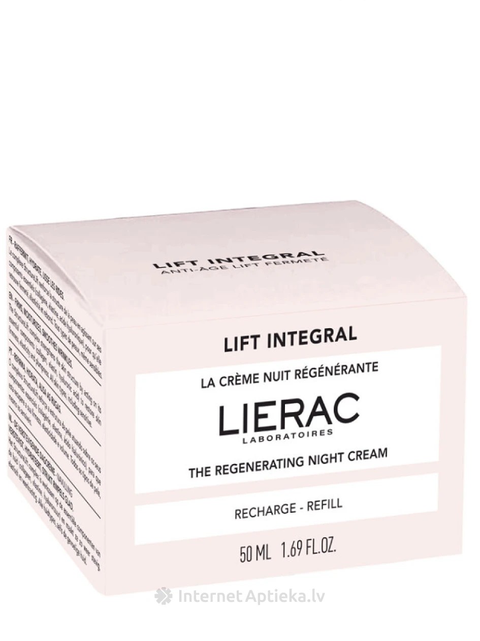 LIERAC LIFT INTEGRAL atjaunojošs nakts krēms refils, 50 ml | internetaptieka.lv