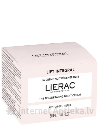 LIERAC LIFT INTEGRAL atjaunojošs nakts krēms refils, 50 ml | internetaptieka.lv
