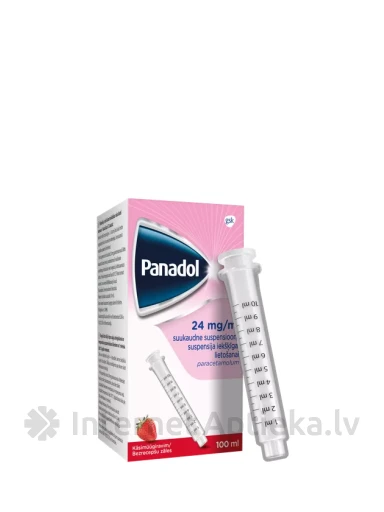 Panadol 24 mg/ml suspensija geriamam vartojimui, 100 ml | internetaptieka.lv