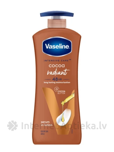 VASELINE Losjons Cocoa Radiant, 600 ml | internetaptieka.lv