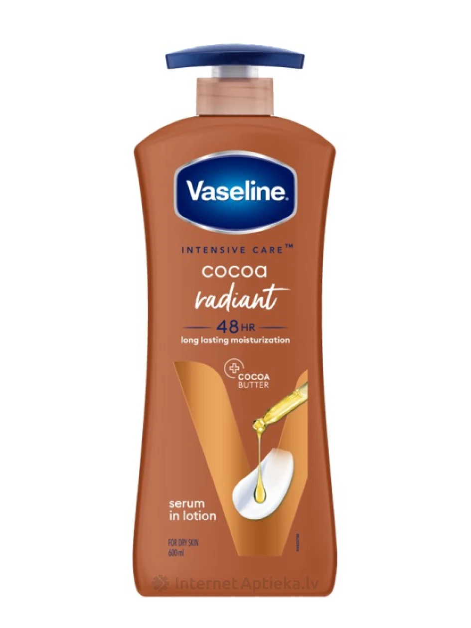 VASELINE Losjons Cocoa Radiant, 600 ml | internetaptieka.lv