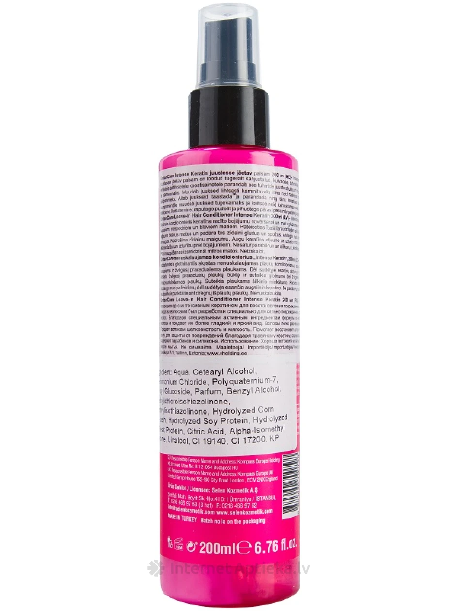 Urban Care intensīva keratīna izsmidzināmais kondicionieris, 200 ml | internetaptieka.lv