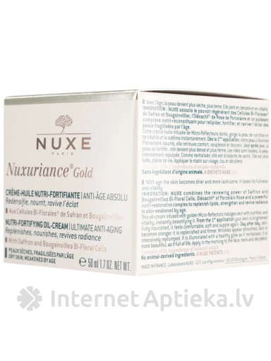 NUXE Barojošs–nostiprinošs, pret novecošanos aizsargājošs krēms, 50 ml | internetaptieka.lv