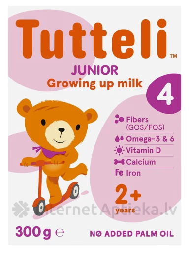Piena maisījums Tutteli 4 Junior no 2 gadiem, 300 g | internetaptieka.lv