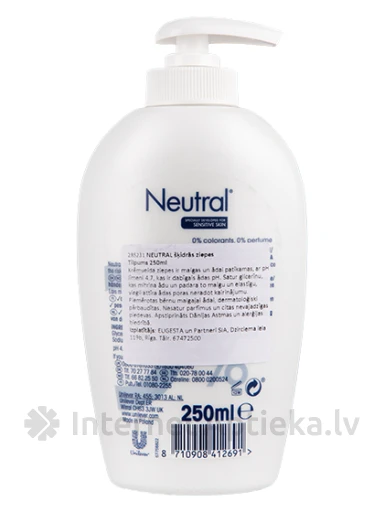 NEUTRAL šķidrās ziepes, 250 ml | internetaptieka.lv