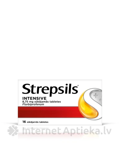 Strepsils Intensive, 16 sūkājamās tabletes | internetaptieka.lv