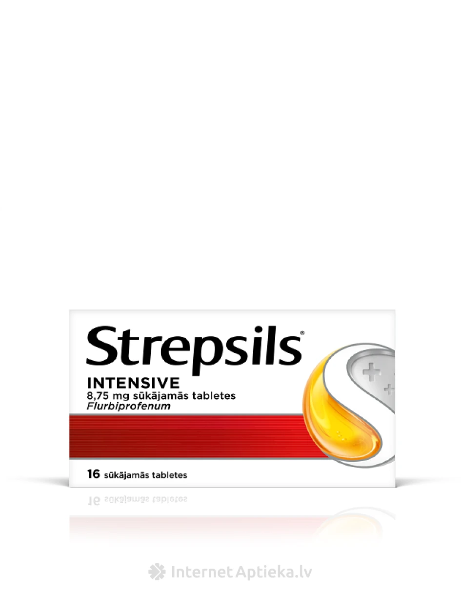 Strepsils Intensive, 16 сосательных таблеток | internetaptieka.lv