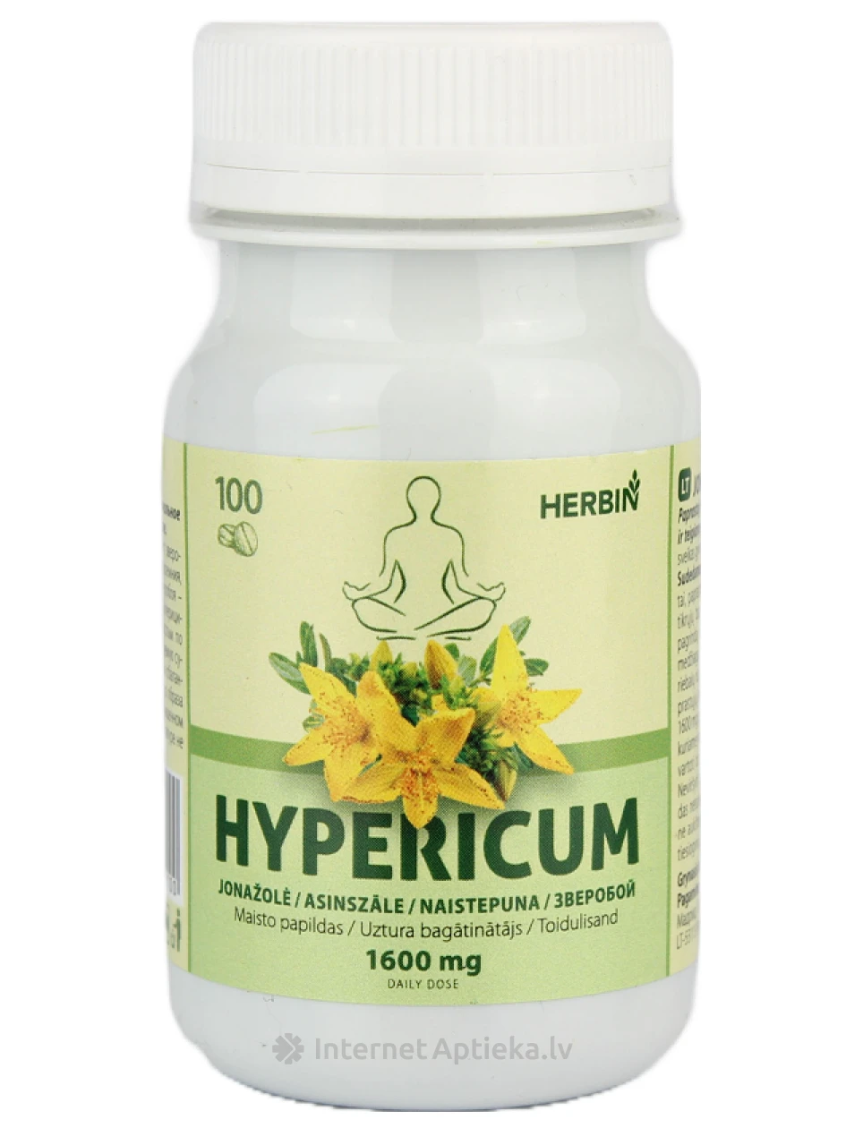 Hypericum 500 mg | internetaptieka.lv