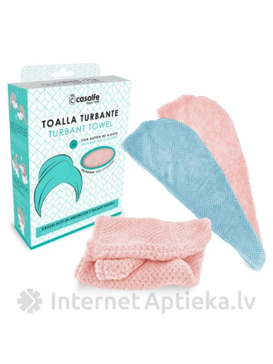 CASALFE Полотенце-турбан для волос | internetaptieka.lv