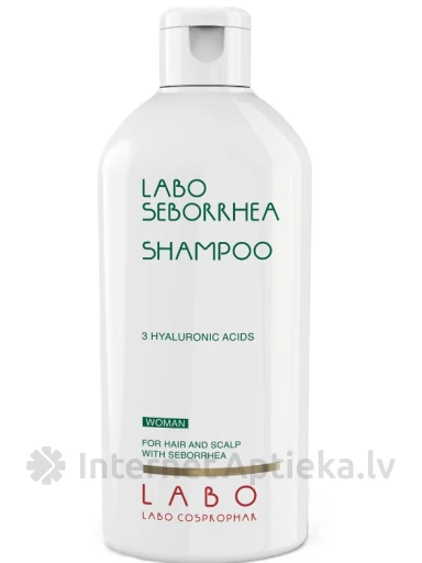 LABO SEBORRHEA SPECIĀLS ŠAMPŪNS SEBOREJAS BOJĀTAI GALVAS ĀDAI SIEVIETĒM, 200 ml | internetaptieka.lv