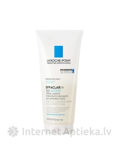 La Roche Effaclar H Isobiom nomierinošs attīrošs krēms, 200 ml | internetaptieka.lv