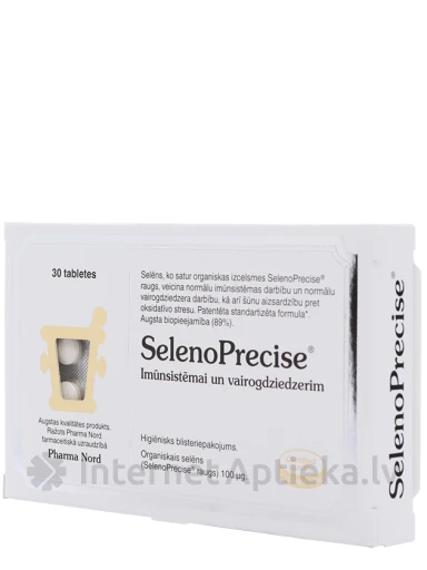 Bio SelenoPrecise Organic, 30 таблеток | internetaptieka.lv