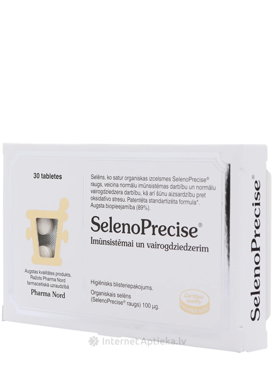 Bio SelenoPrecise Organic, 30 tabletes | internetaptieka.lv