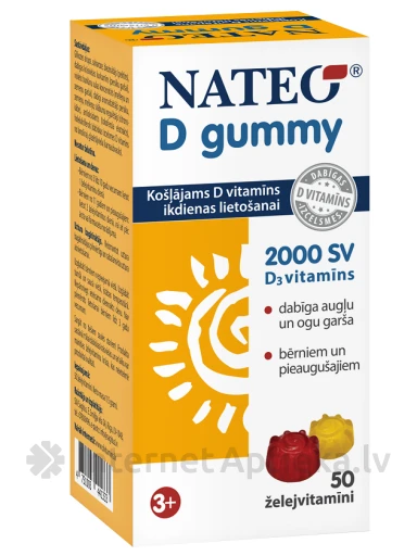 Nateo D gummy 2000 SV, 50 gb. | internetaptieka.lv