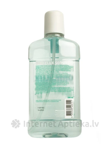Oralflux Sensitive жидкость для полоскания рта, 500 мл | internetaptieka.lv