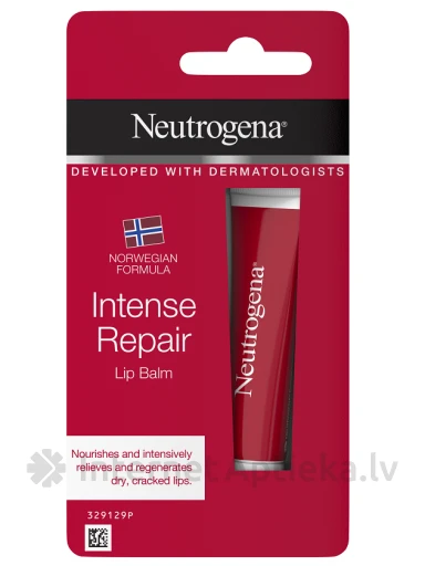 NEUTROGENA intensiivne taastav huulepalsam, 15 ml | internetaptieka.lv