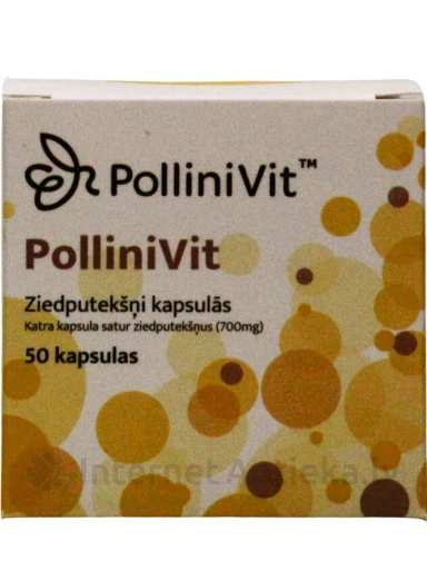 Pollinivit Пыльца, 50 капсул | internetaptieka.lv