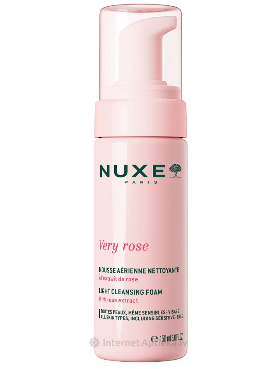 NUXE VERY ROSE kerge puhastusvaht, 150 ml | internetaptieka.lv